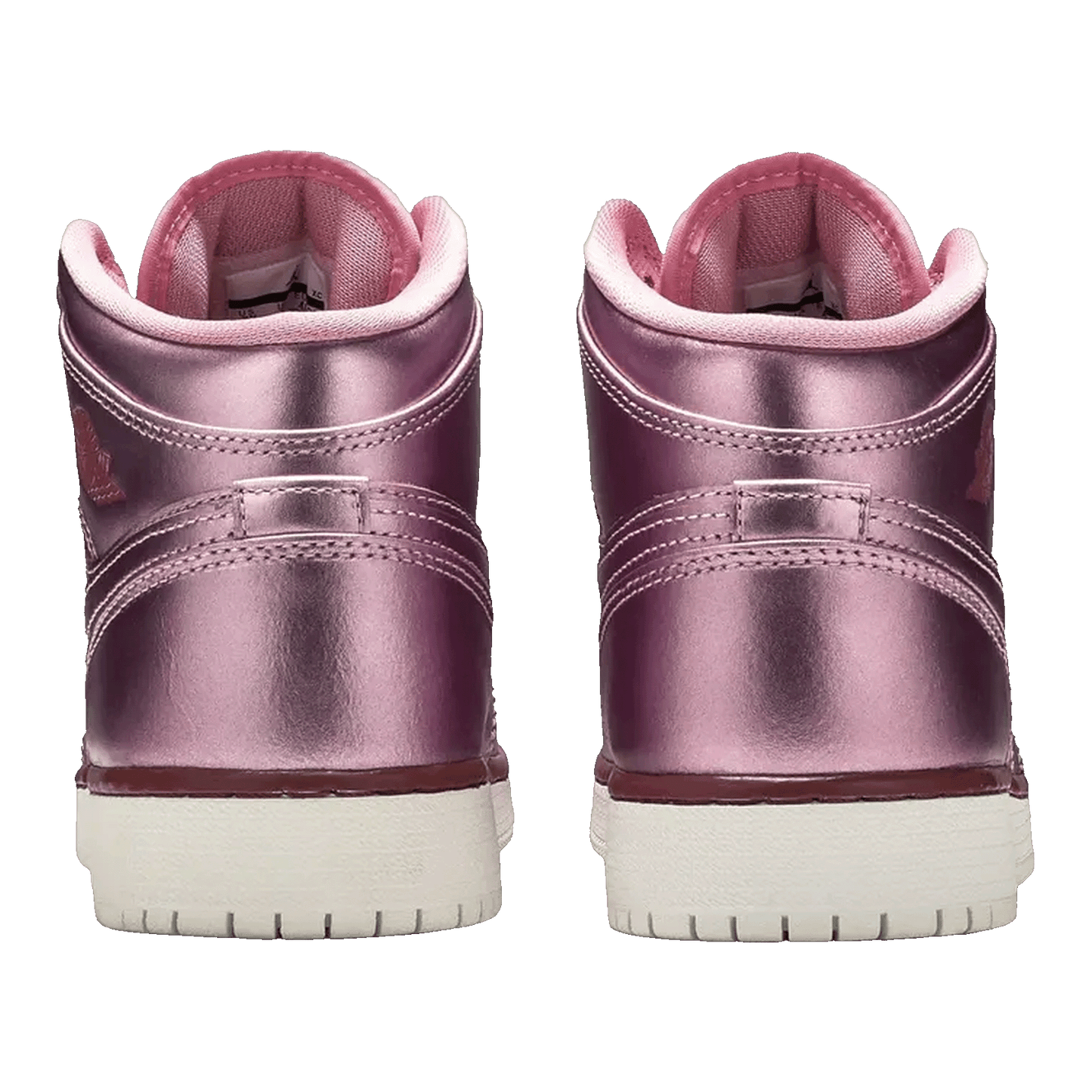 Nike Air Jordan 1 Mid Pink Rise (GS) Back