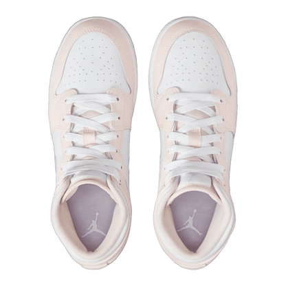 Nike Air Jordan 1 Mid Pink Wash (GS) Oben