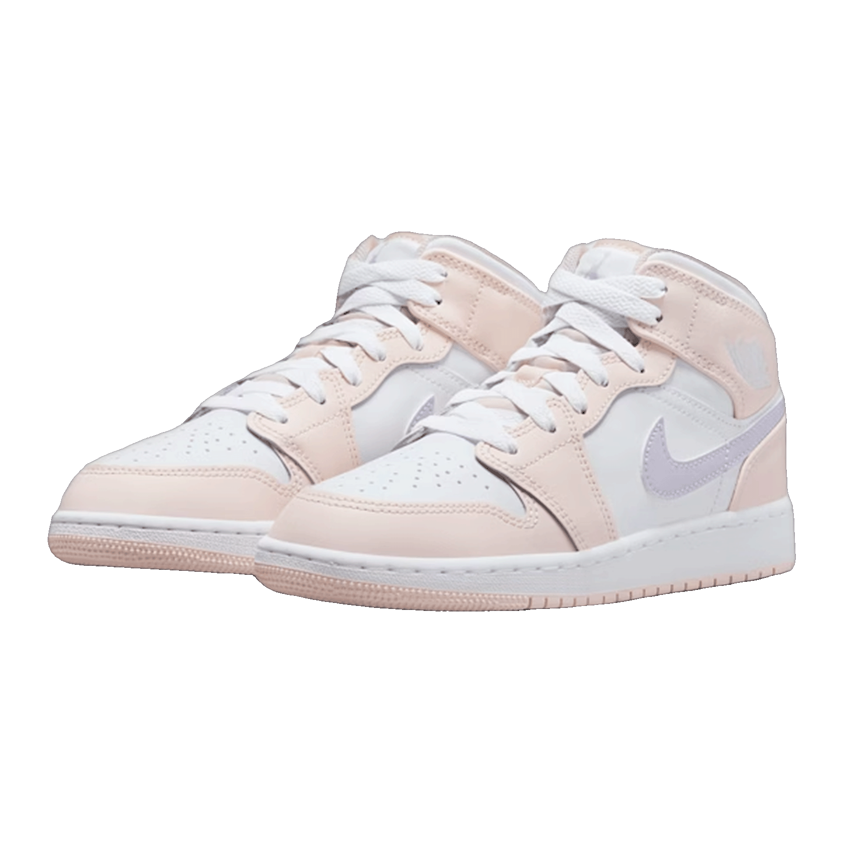 Nike Air Jordan 1 Mid Pink Wash (GS) Side