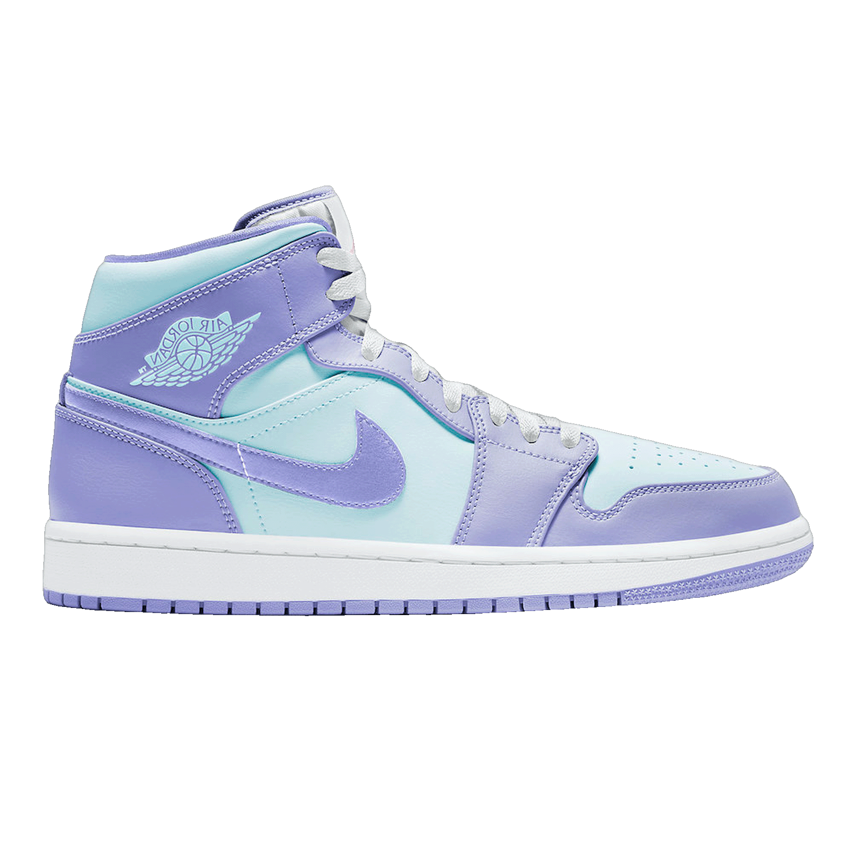 Nike Air Jordan 1 Mid Purple Aqua
