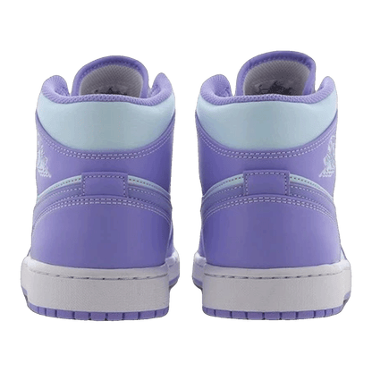 Nike Air Jordan 1 Mid Purple Aqua Back