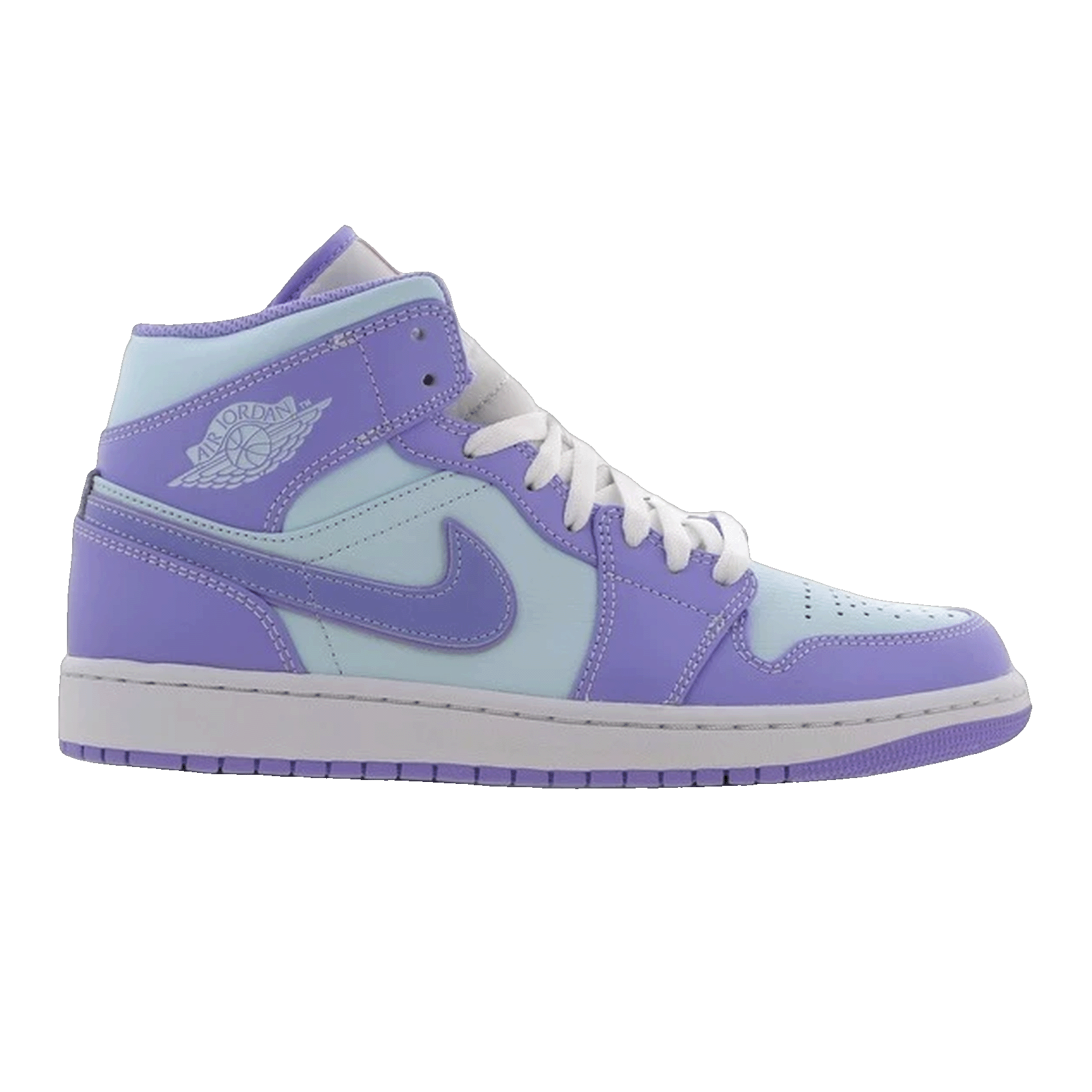 Nike Air Jordan 1 Mid Purple Aqua (GS)