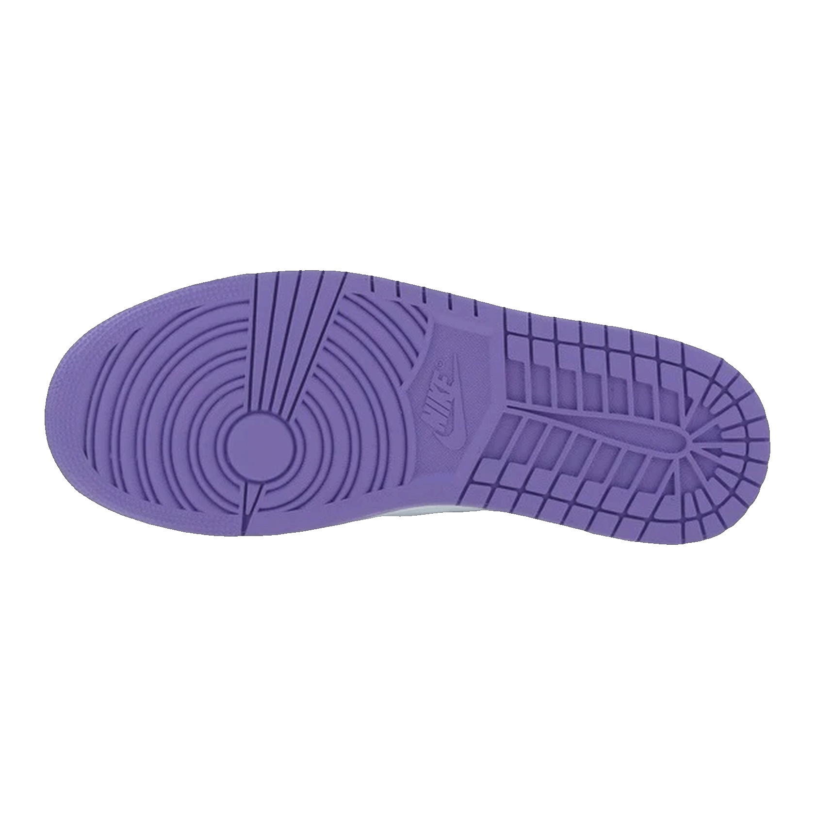 Nike Air Jordan 1 Mid Purple Aqua (GS) Sohle