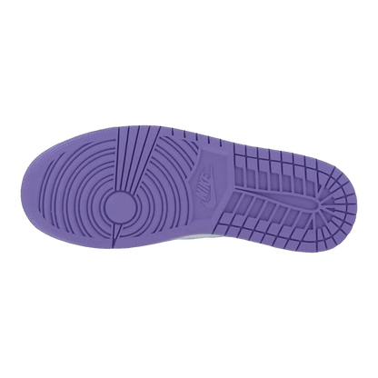 Nike Air Jordan 1 Mid Purple Aqua (GS) Sohle