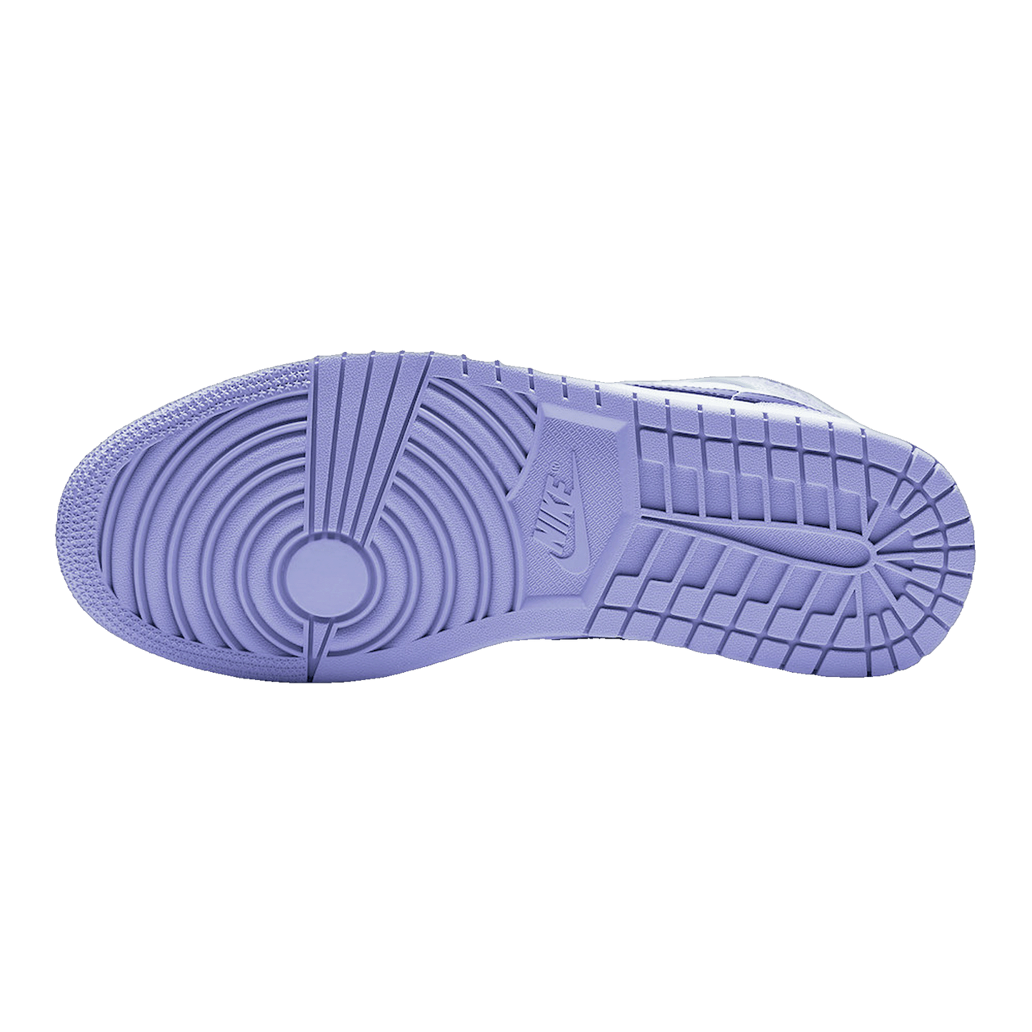 Nike Air Jordan 1 Mid Purple Aqua Sohle