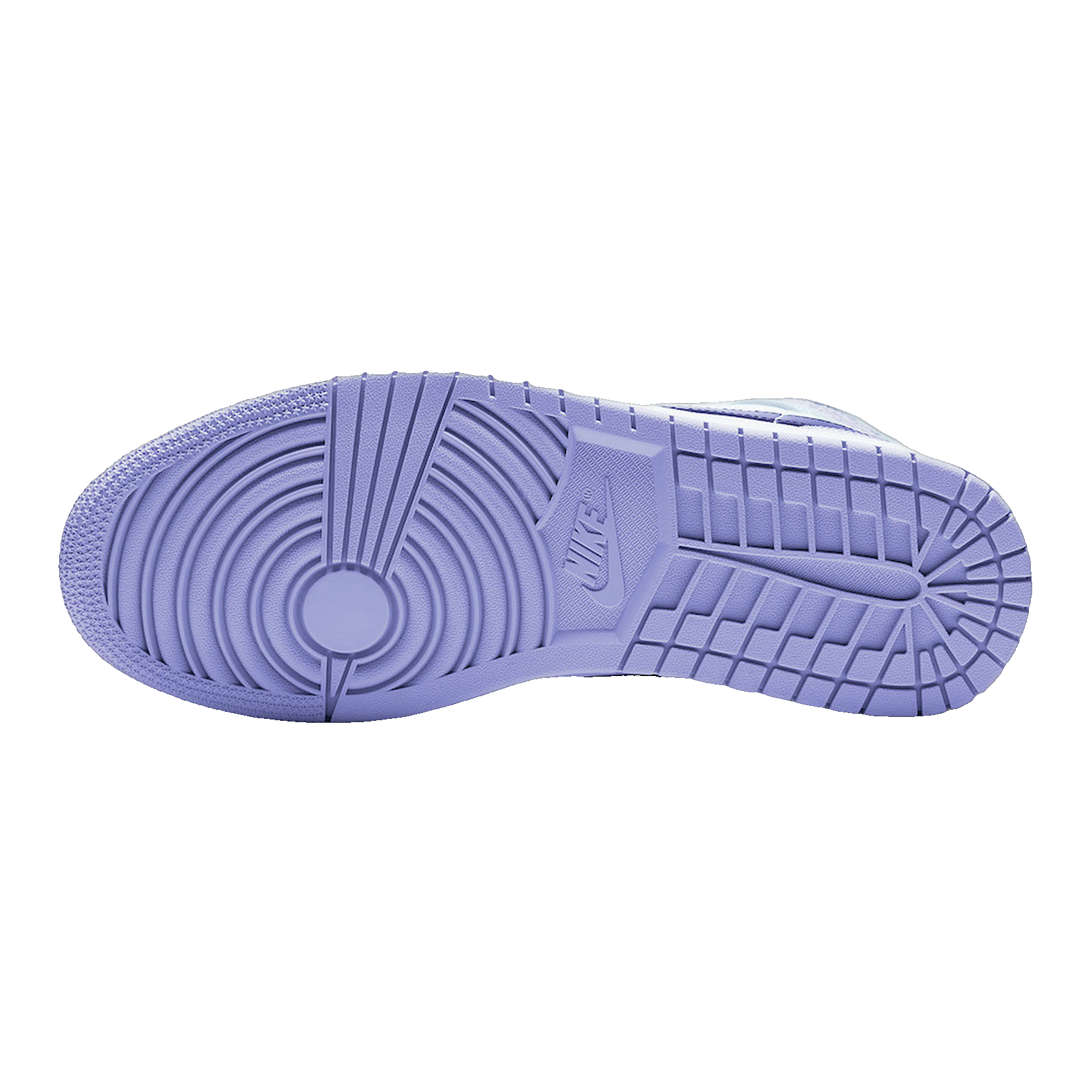 Nike Air Jordan 1 Mid Purple Aqua Sohle