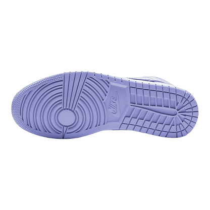 Nike Air Jordan 1 Mid Purple Aqua Sohle