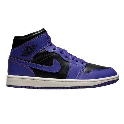 Nike Air Jordan 1 Mid Purple Black (W)