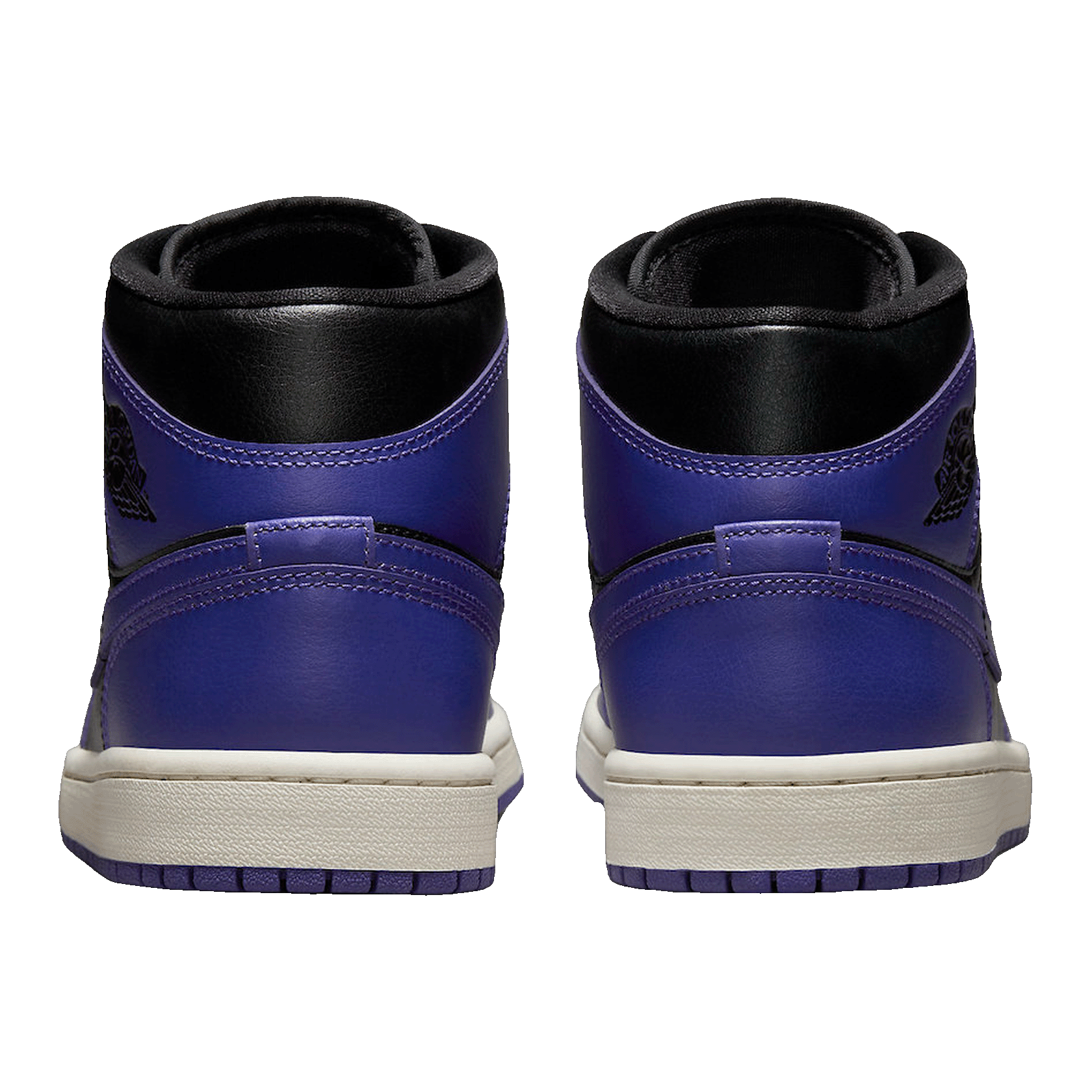 Nike Air Jordan 1 Mid Purple Black (W) Back