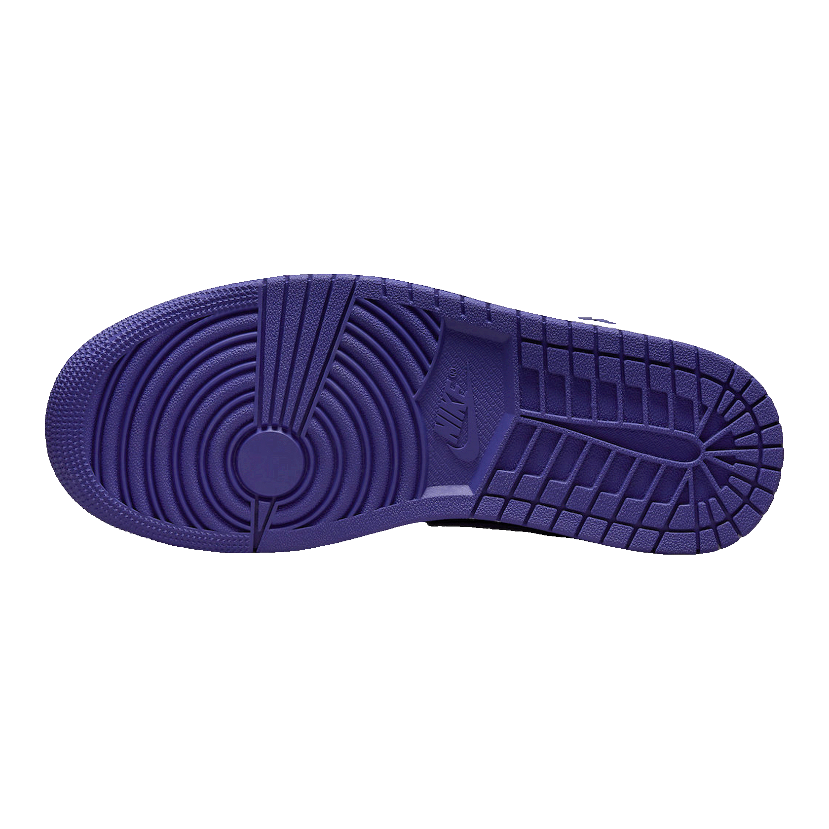 Nike Air Jordan 1 Mid Purple Black (W) Sohle