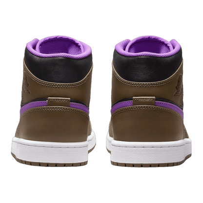 Nike Air Jordan 1 Mid Purple Mocha Back