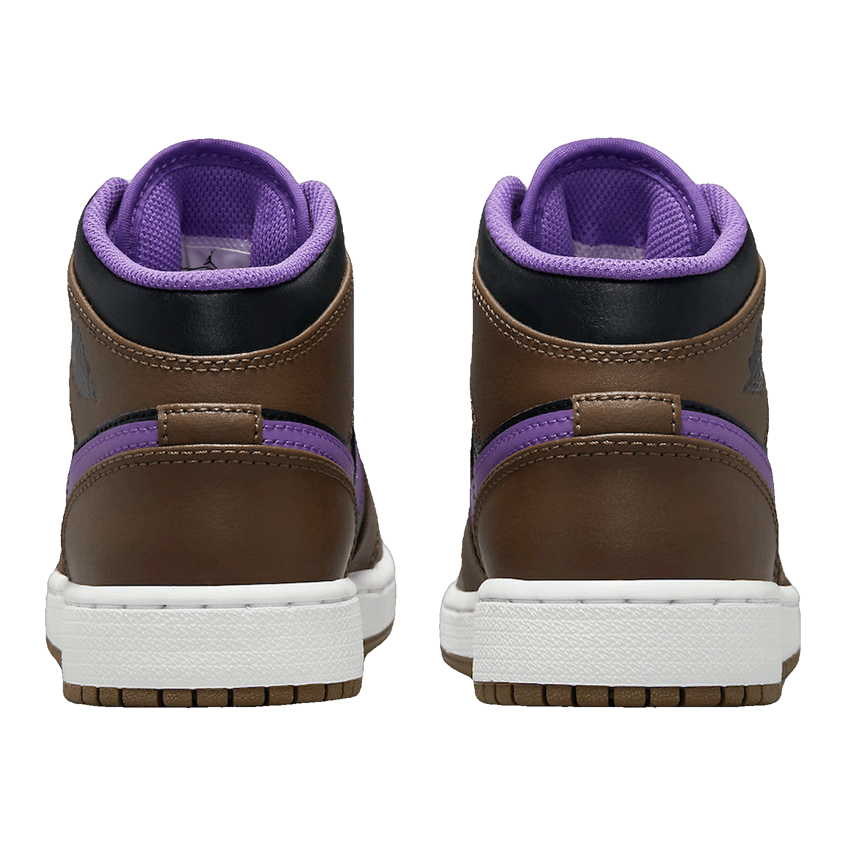 Nike Air Jordan 1 Mid Purple Mocha (GS) Back