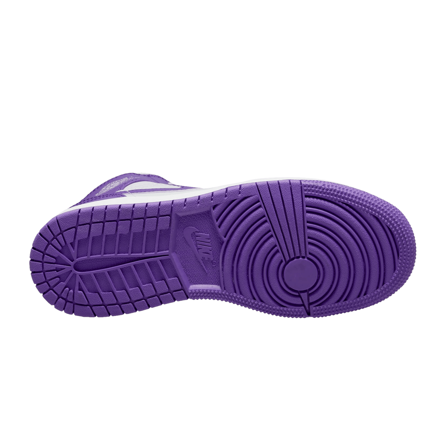Nike Air Jordan 1 Mid Purple Venom (GS) Sohle