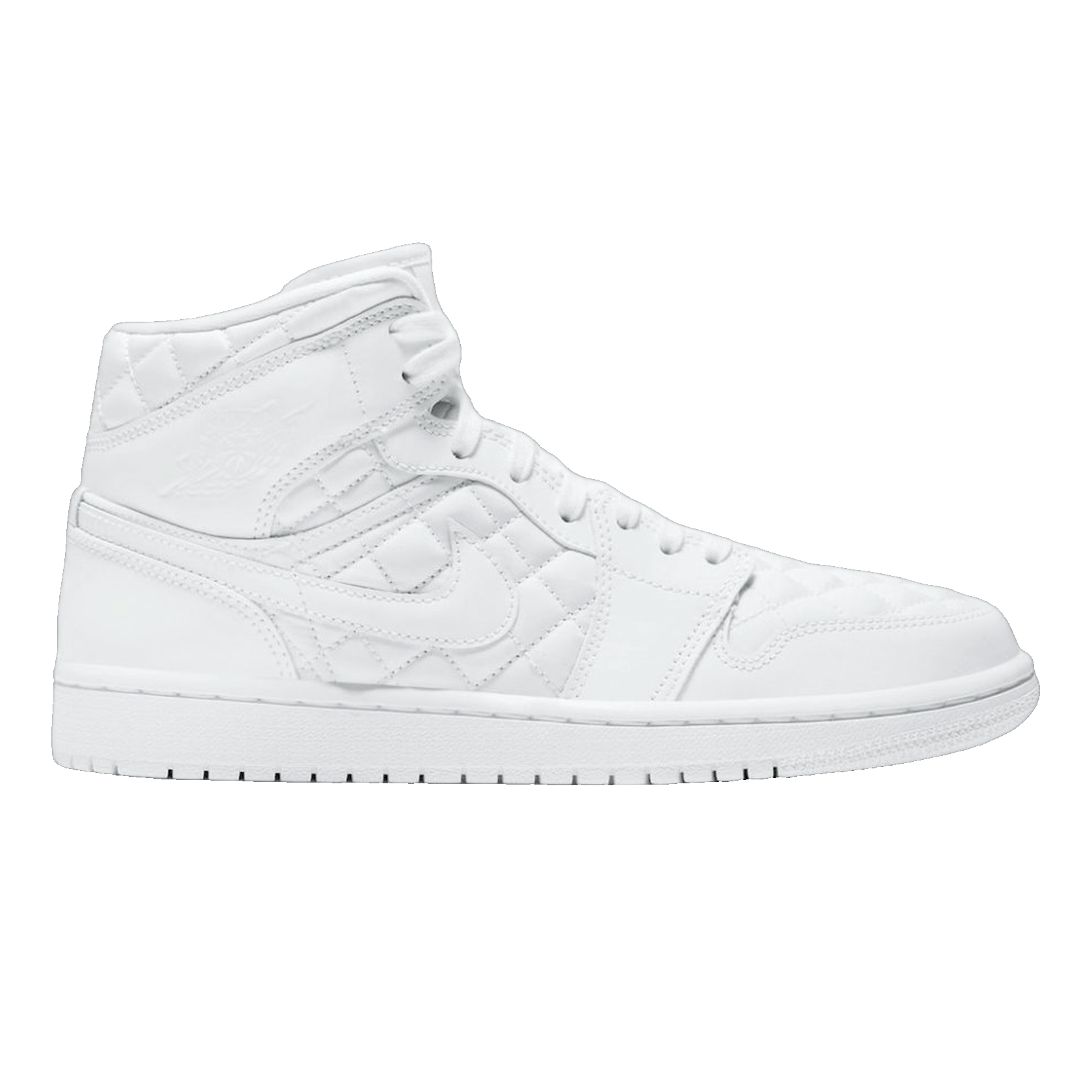 Nike Air Jordan 1 Mid Quilted White (W)