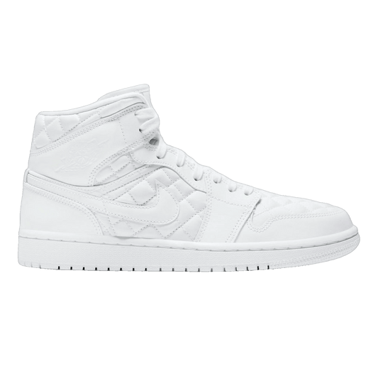 Nike Air Jordan 1 Mid Quilted White (W)