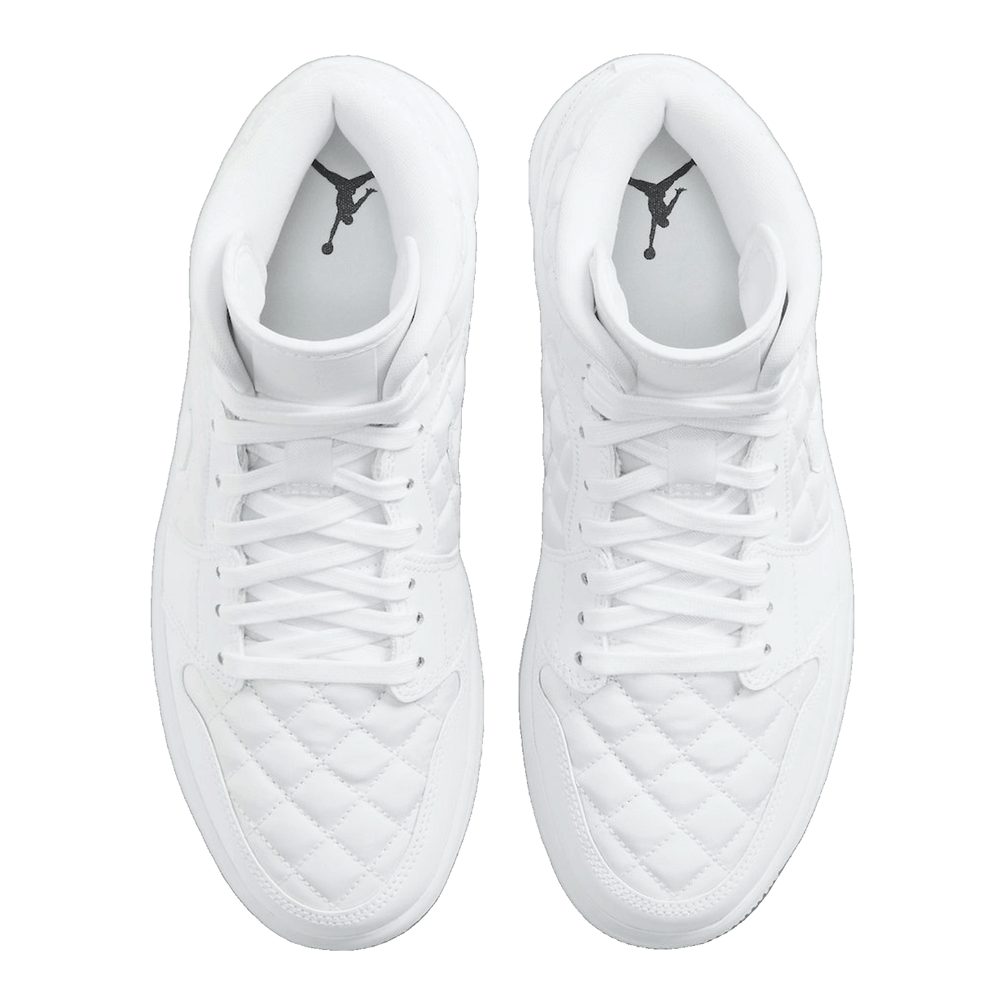 Nike Air Jordan 1 Mid Quilted White (W) Oben