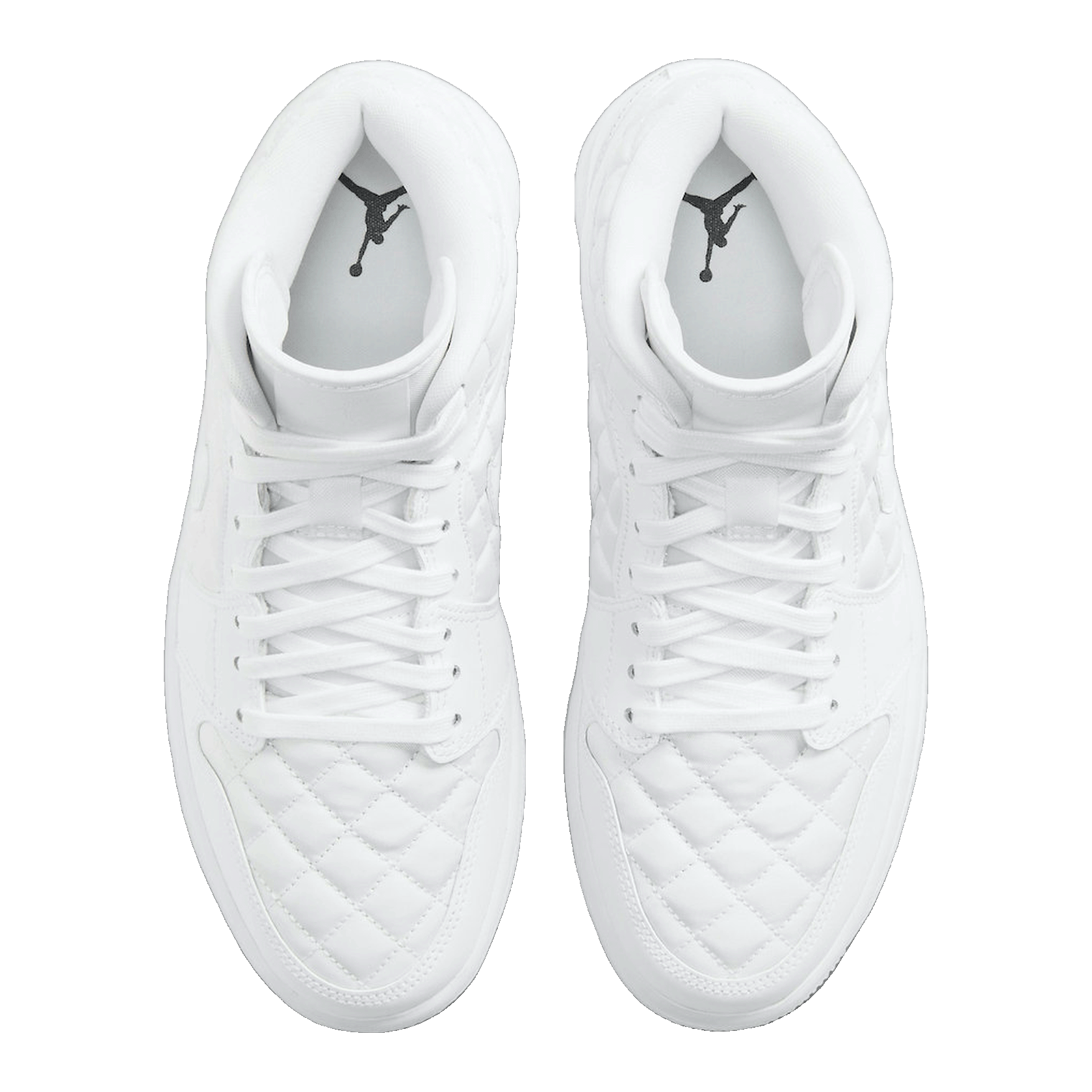 Nike Air Jordan 1 Mid Quilted White (W) Oben
