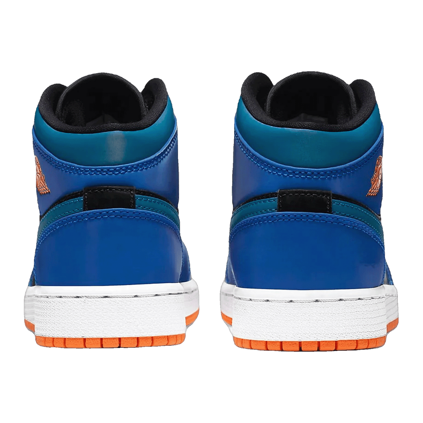 Nike Air Jordan 1 Mid Racer Blue Green Abyss (GS) Back