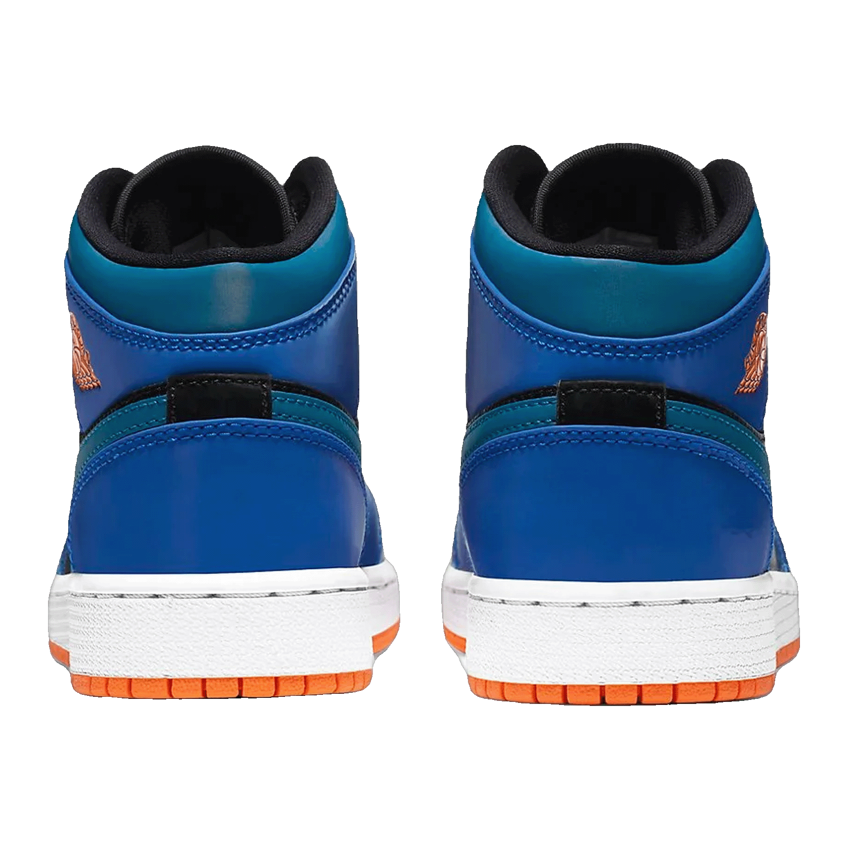 Nike Air Jordan 1 Mid Racer Blue Green Abyss (GS) Back
