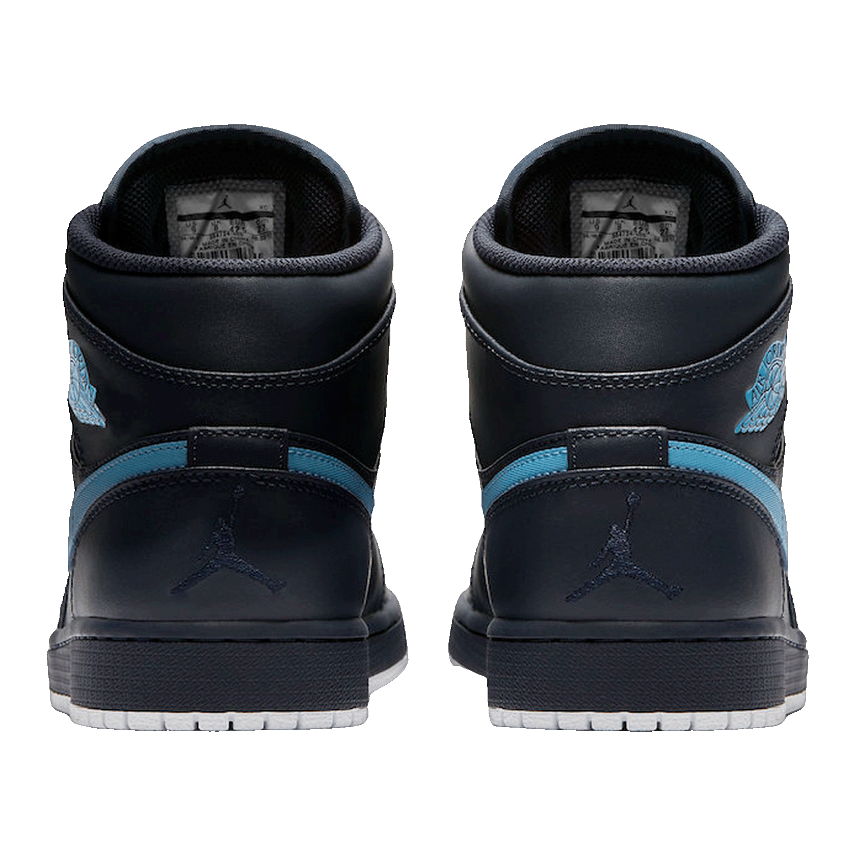 Nike Air Jordan 1 Mid Retro Obsidian University Blue Back