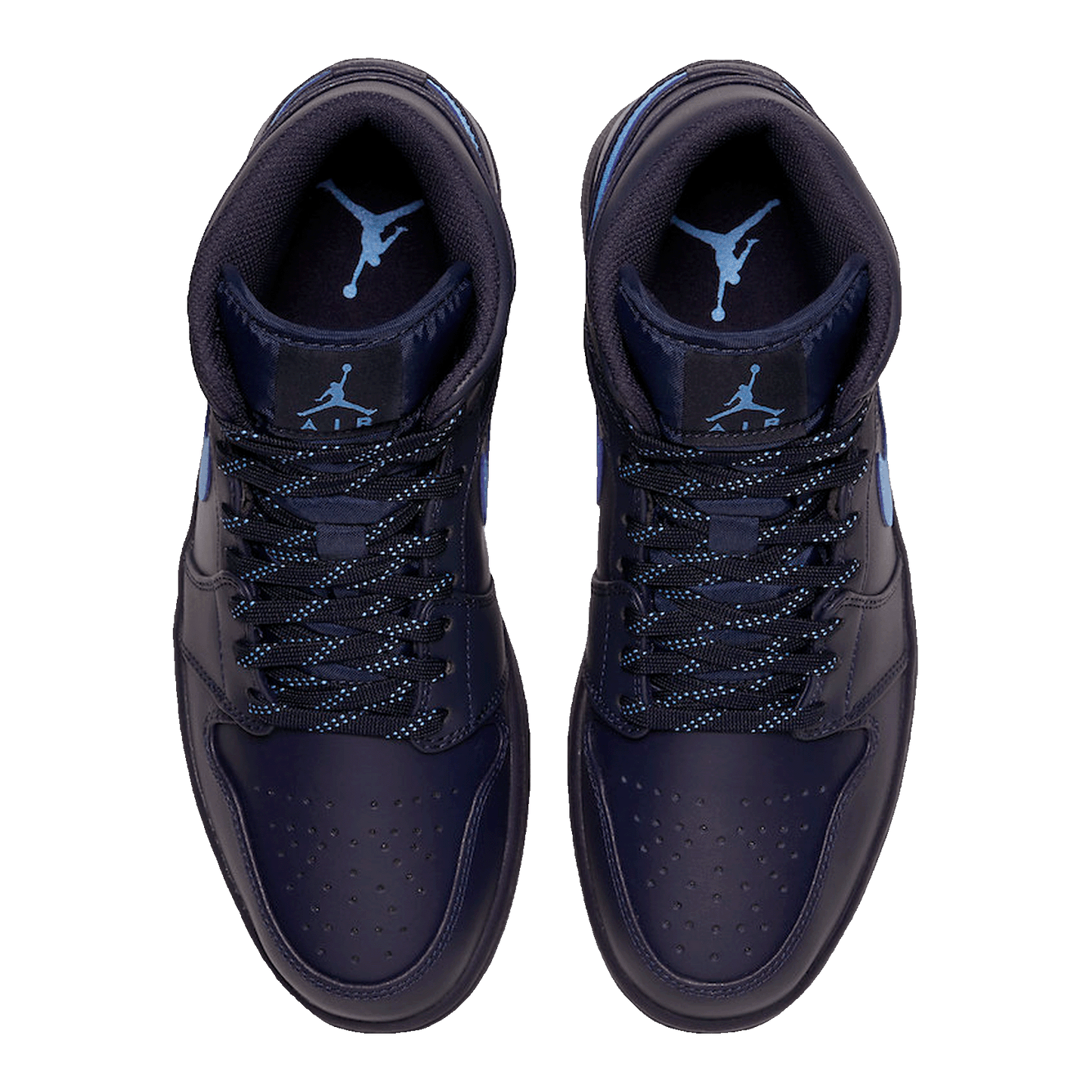 Nike Air Jordan 1 Mid Retro Obsidian University Blue Oben