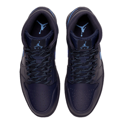 Nike Air Jordan 1 Mid Retro Obsidian University Blue Oben