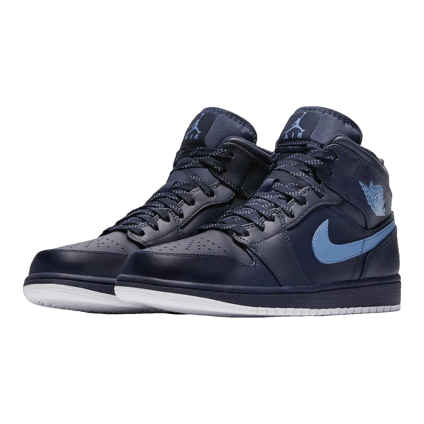 Nike Air Jordan 1 Mid Retro Obsidian University Blue Side