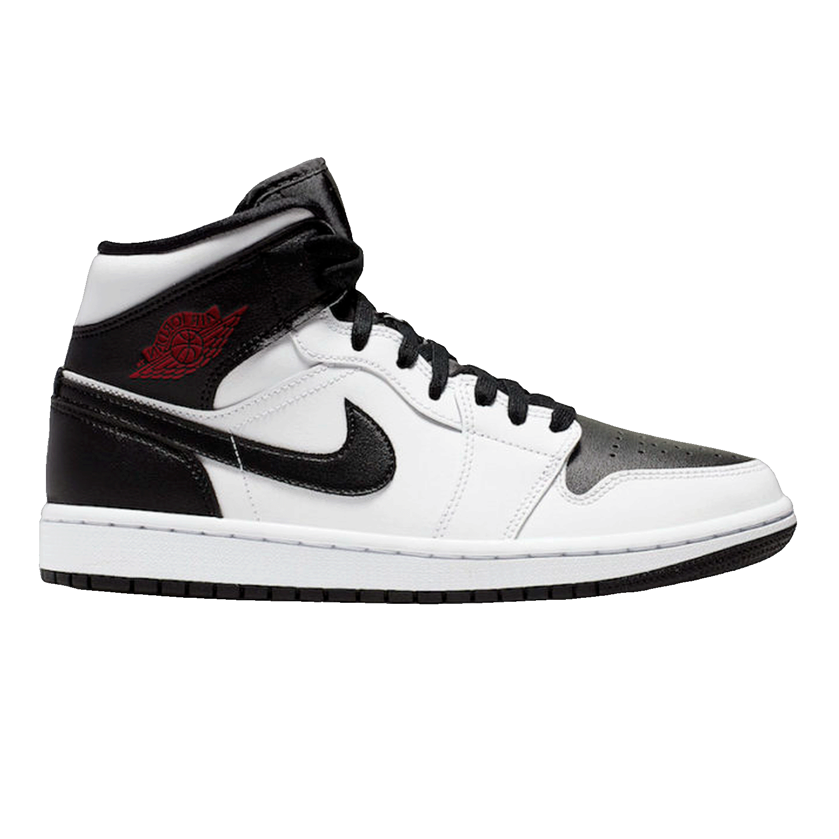 Nike Air Jordan 1 Mid Reverse Black Toe (W)