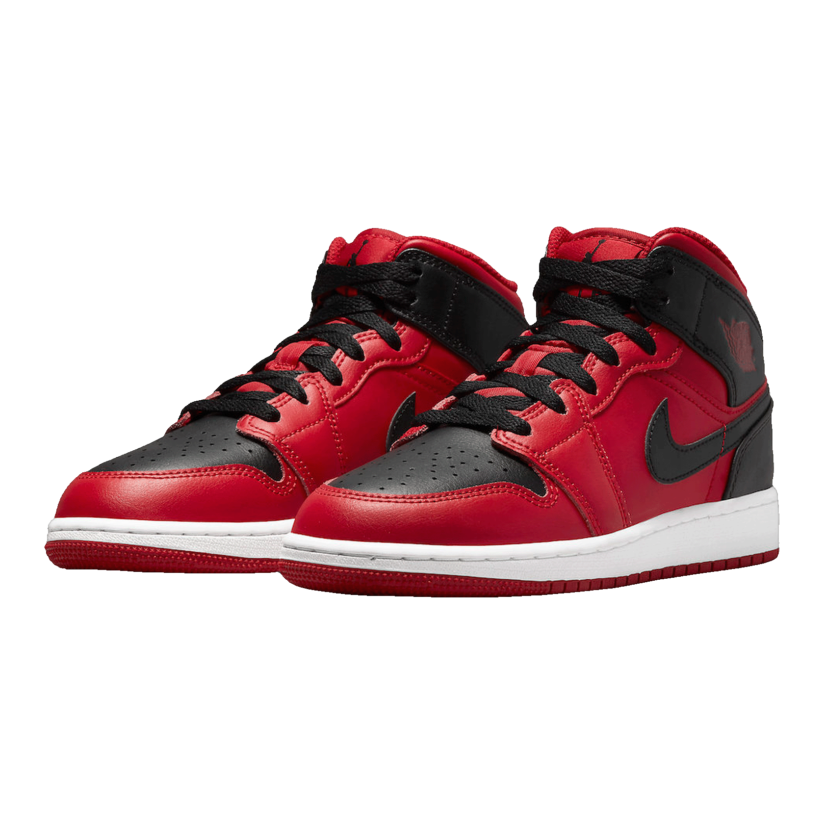 Nike Air Jordan 1 Mid Reverse Bred (2021) (GS) Side