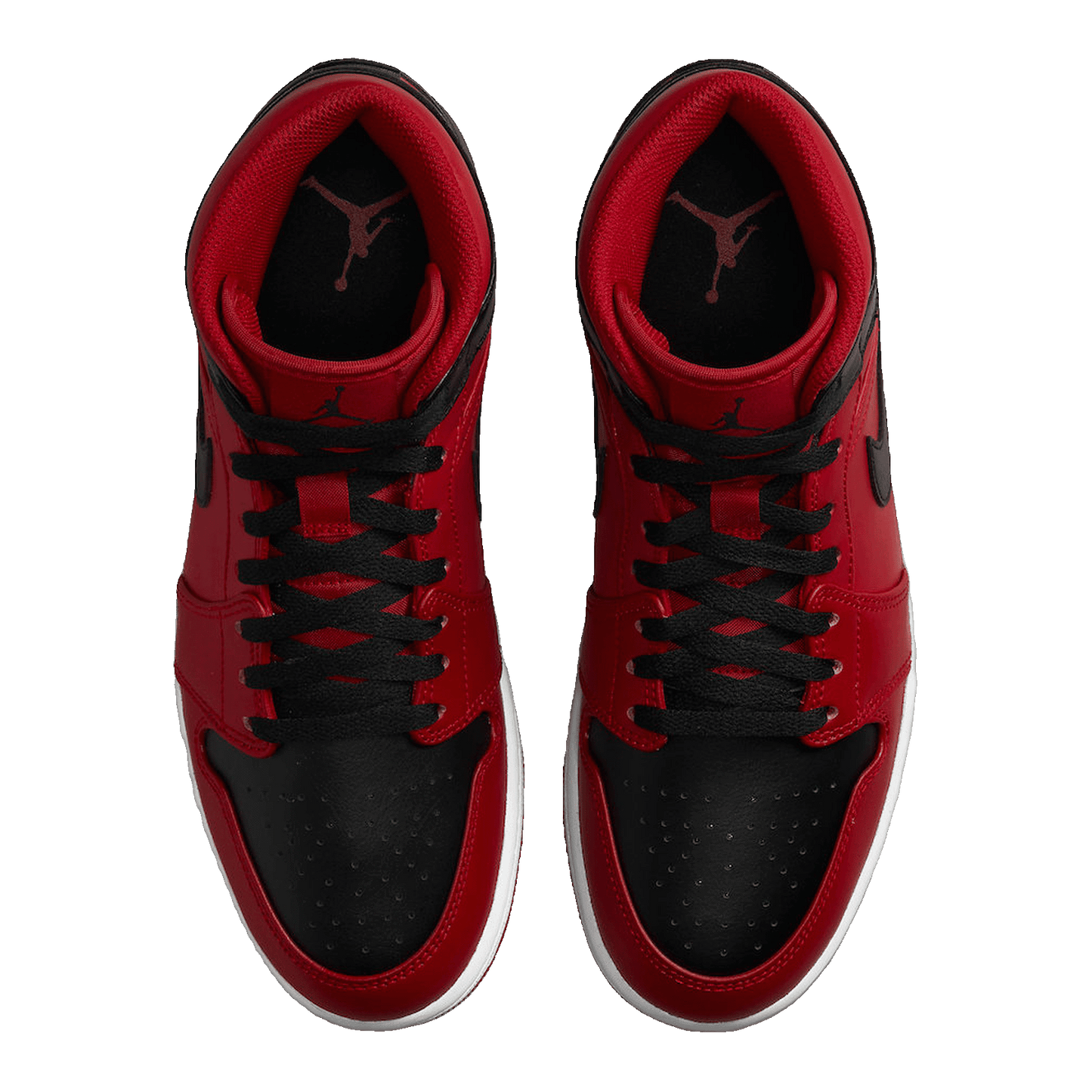 Nike Air Jordan 1 Mid Reverse Bred (2021) Oben