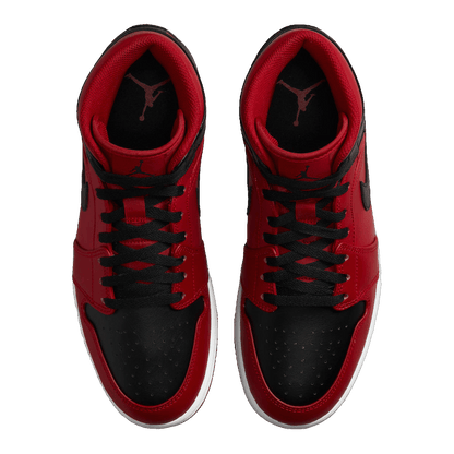 Nike Air Jordan 1 Mid Reverse Bred (2021) Oben
