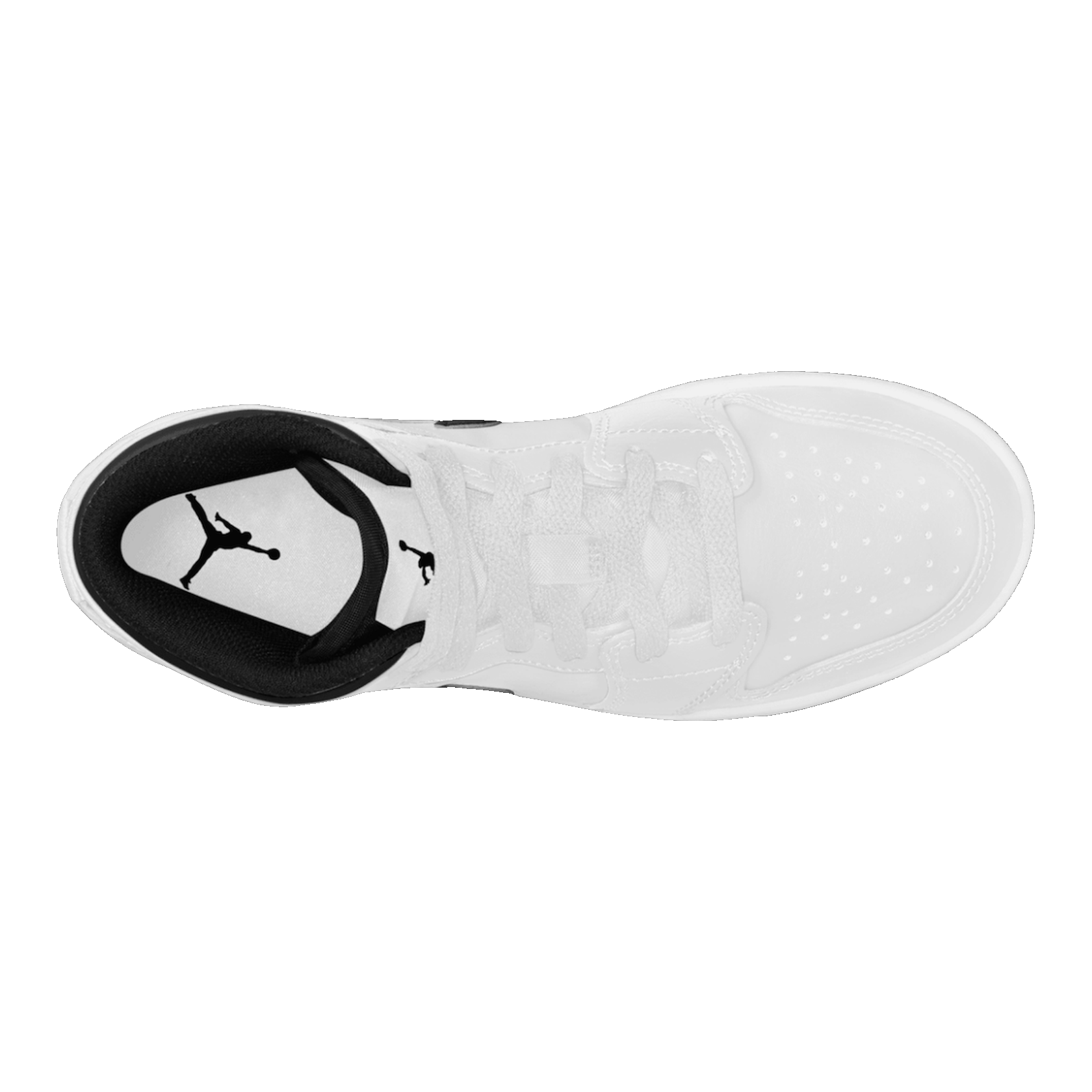 Nike Air Jordan 1 Mid Reverse Panda (GS) Oben