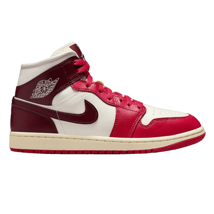 Nike Air Jordan 1 Mid Sail Mystic Hibiscus (W)