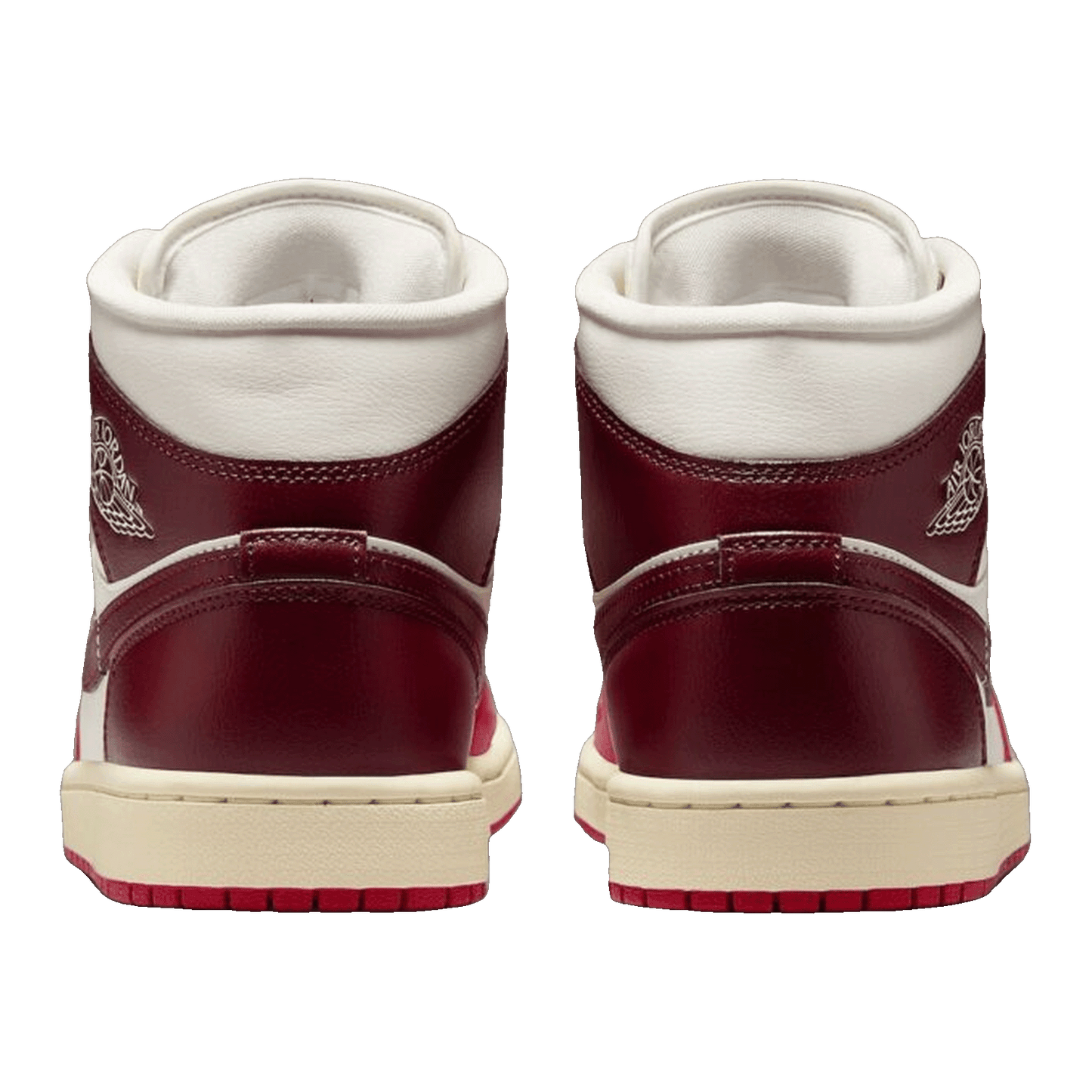 Nike Air Jordan 1 Mid Sail Mystic Hibiscus (W) Back