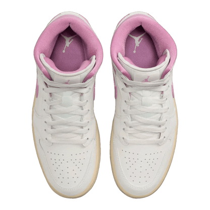 Nike Air Jordan 1 Mid Sail Pink Coconut Milk (W) Oben