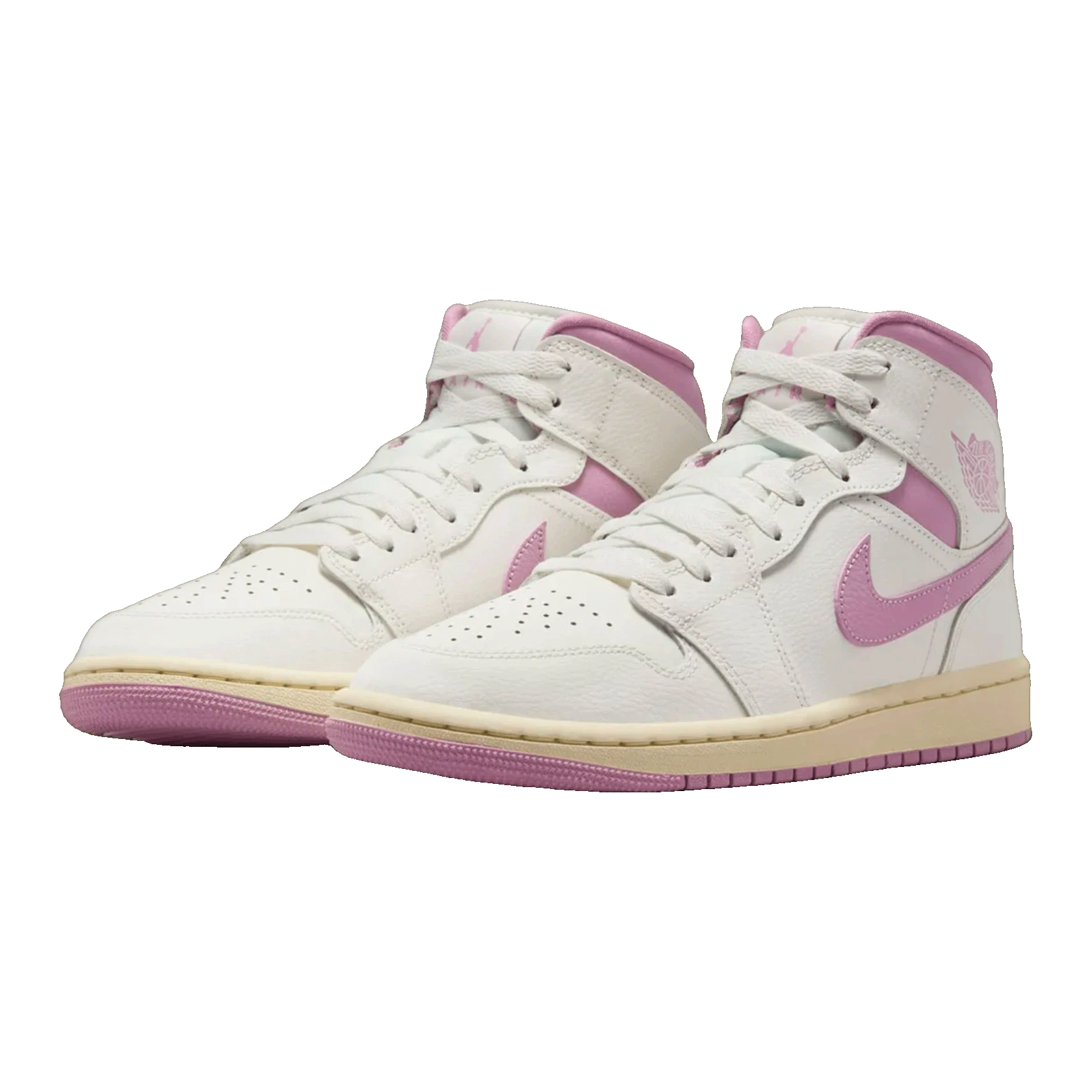 Nike Air Jordan 1 Mid Sail Pink Coconut Milk (W) Side