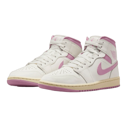 Nike Air Jordan 1 Mid Sail Pink Coconut Milk (W) Side