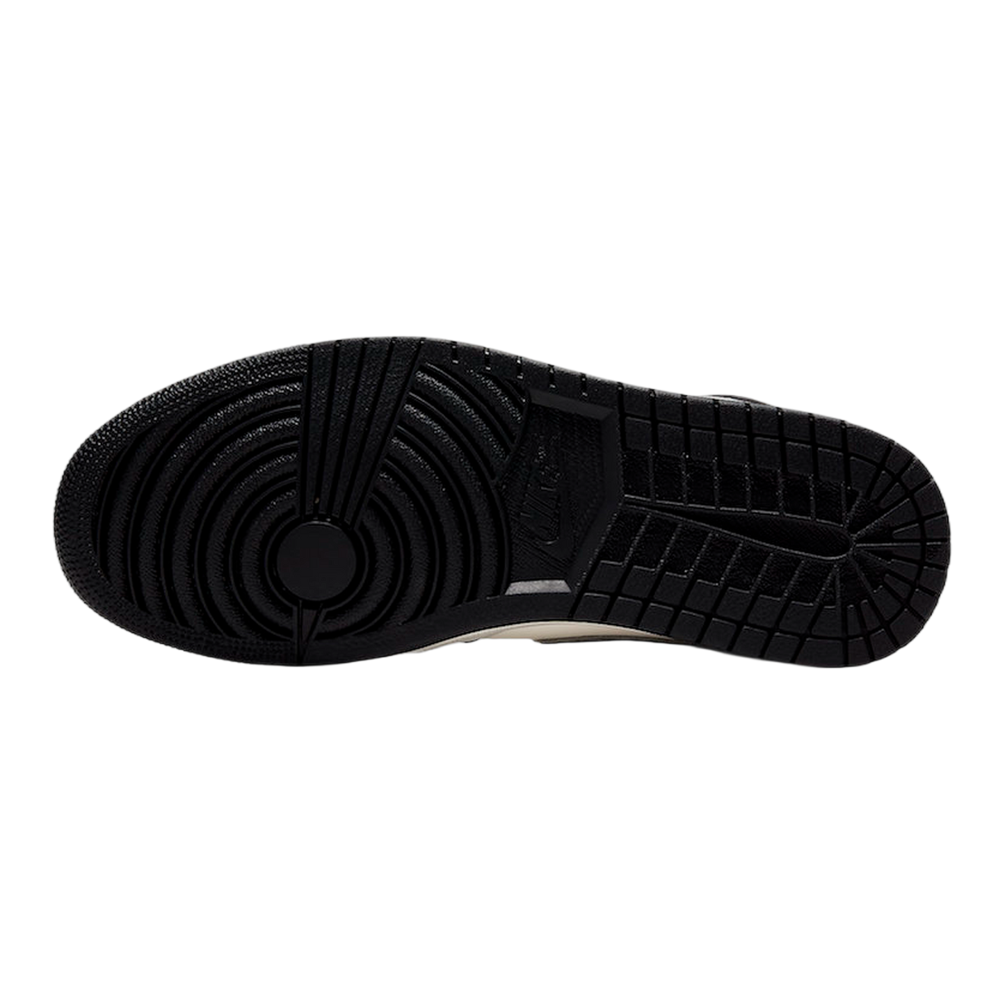 Nike Air Jordan 1 Mid Satin Grey Toe Sohle