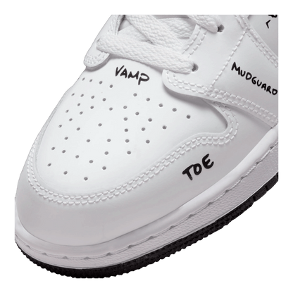 Nike Air Jordan 1 Mid Schematic (GS) Detail