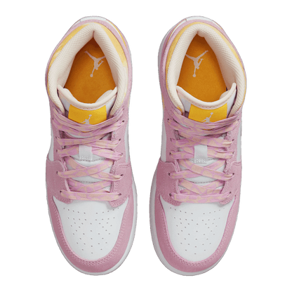 Nike Air Jordan 1 Mid SE Arctic Pink (GS) Oben