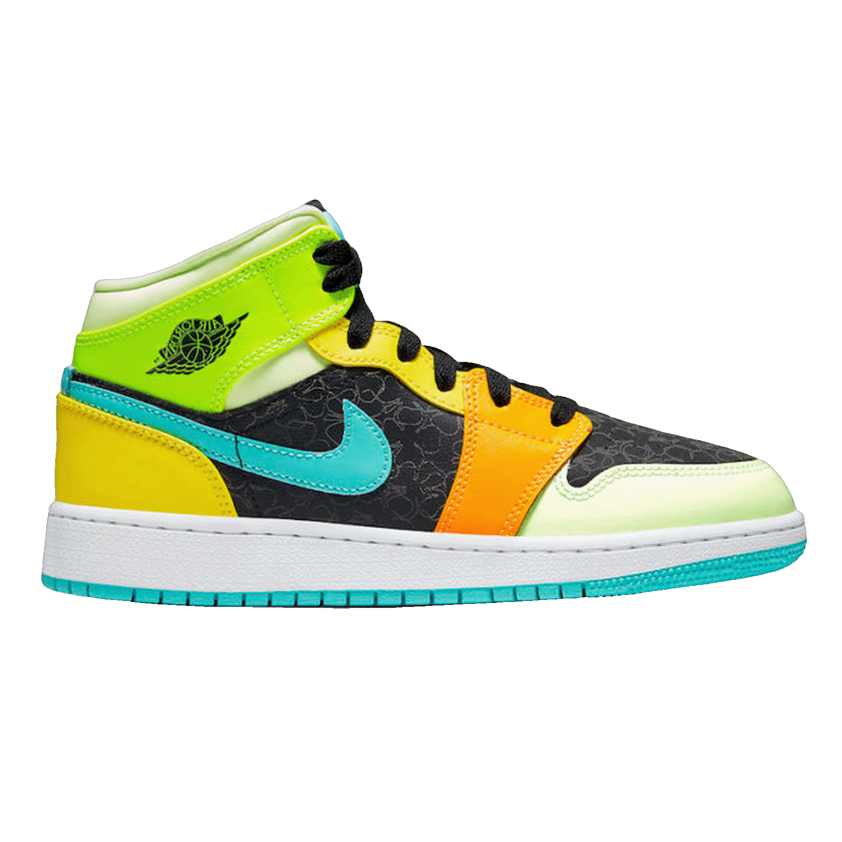 Nike Air Jordan 1 Mid SE Aurora Green (GS)
