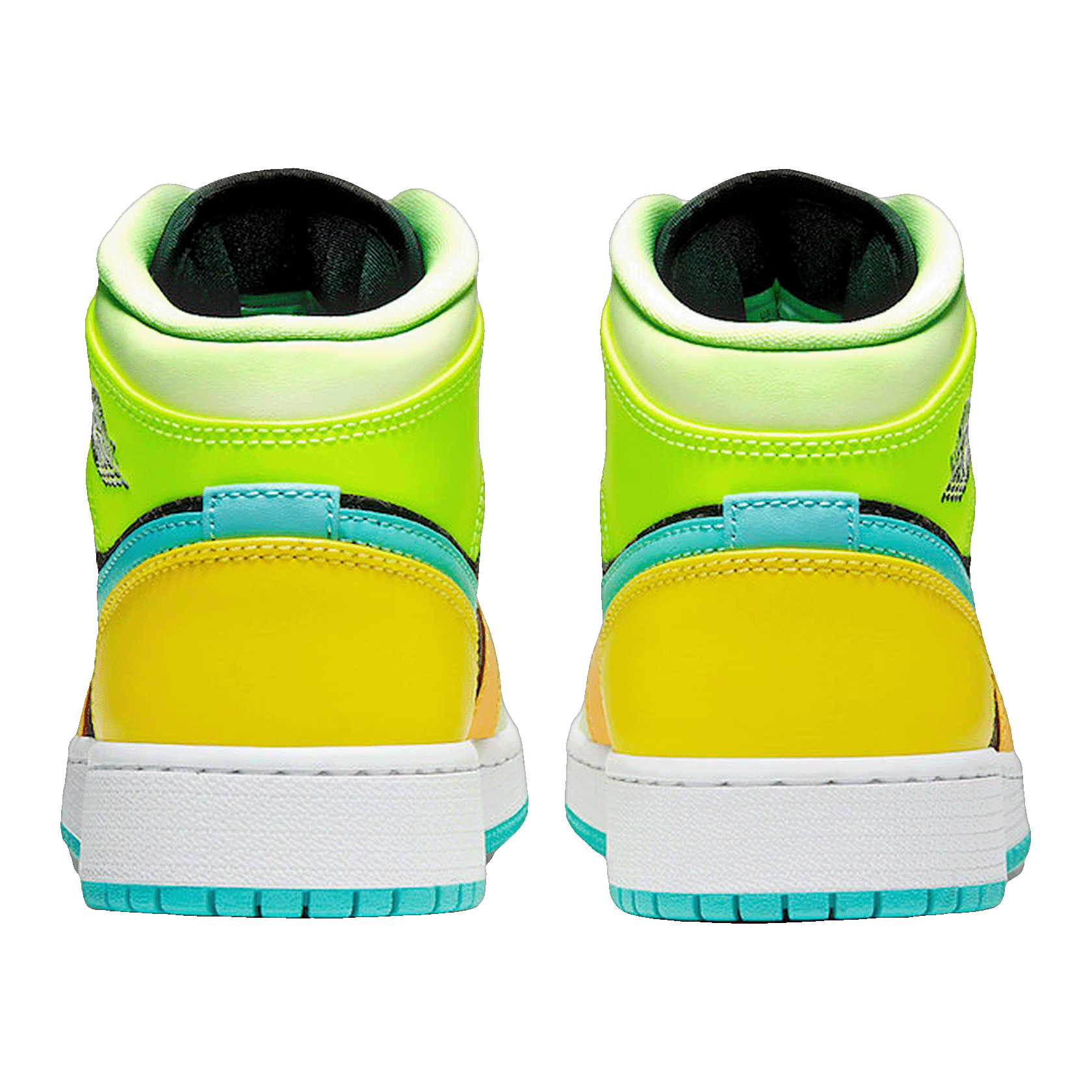 Nike Air Jordan 1 Mid SE Aurora Green (GS) Back