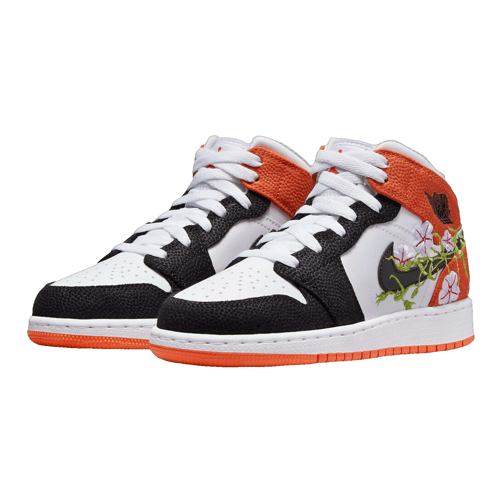 Nike Air Jordan 1 Mid SE Basketball Blossom (GS) Side