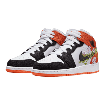 Nike Air Jordan 1 Mid SE Basketball Blossom (GS) Side