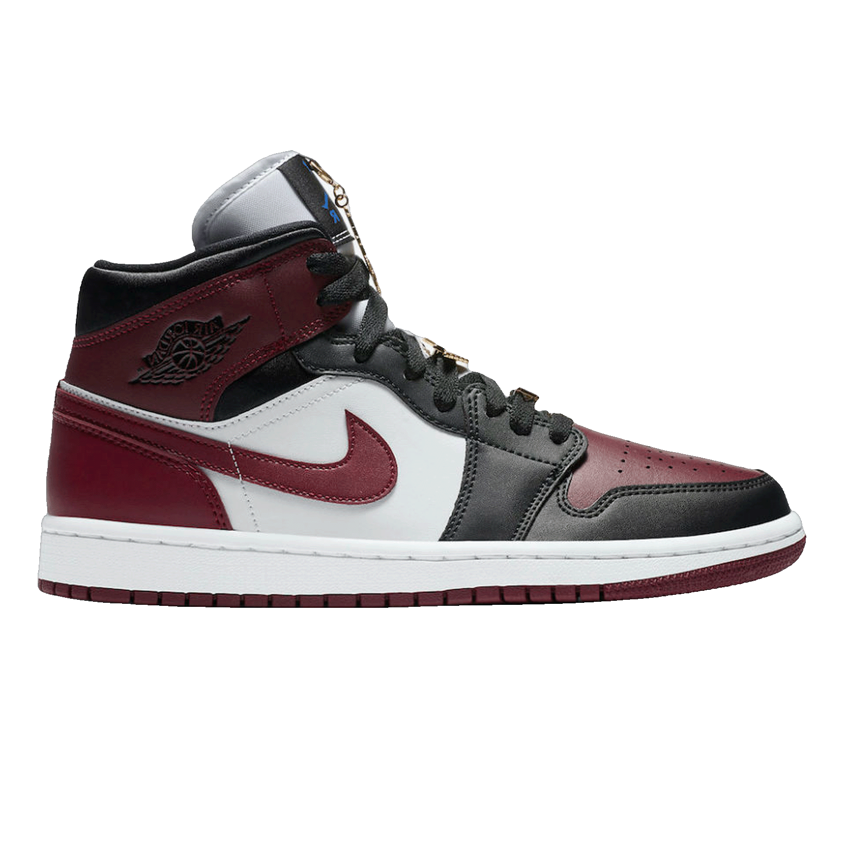Nike Air Jordan 1 Mid SE Black Dark Beetroot (W)
