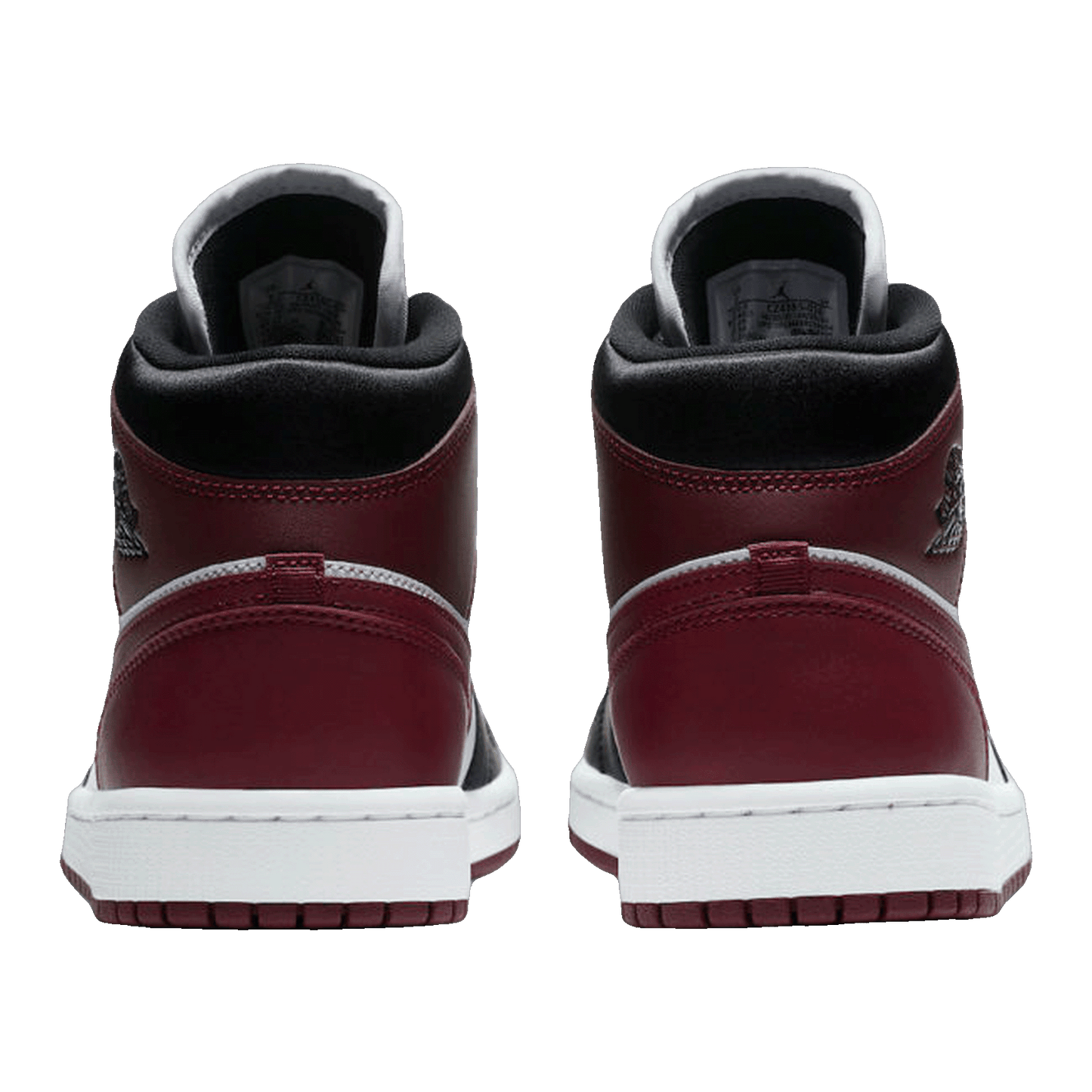 Nike Air Jordan 1 Mid SE Black Dark Beetroot (W) Back