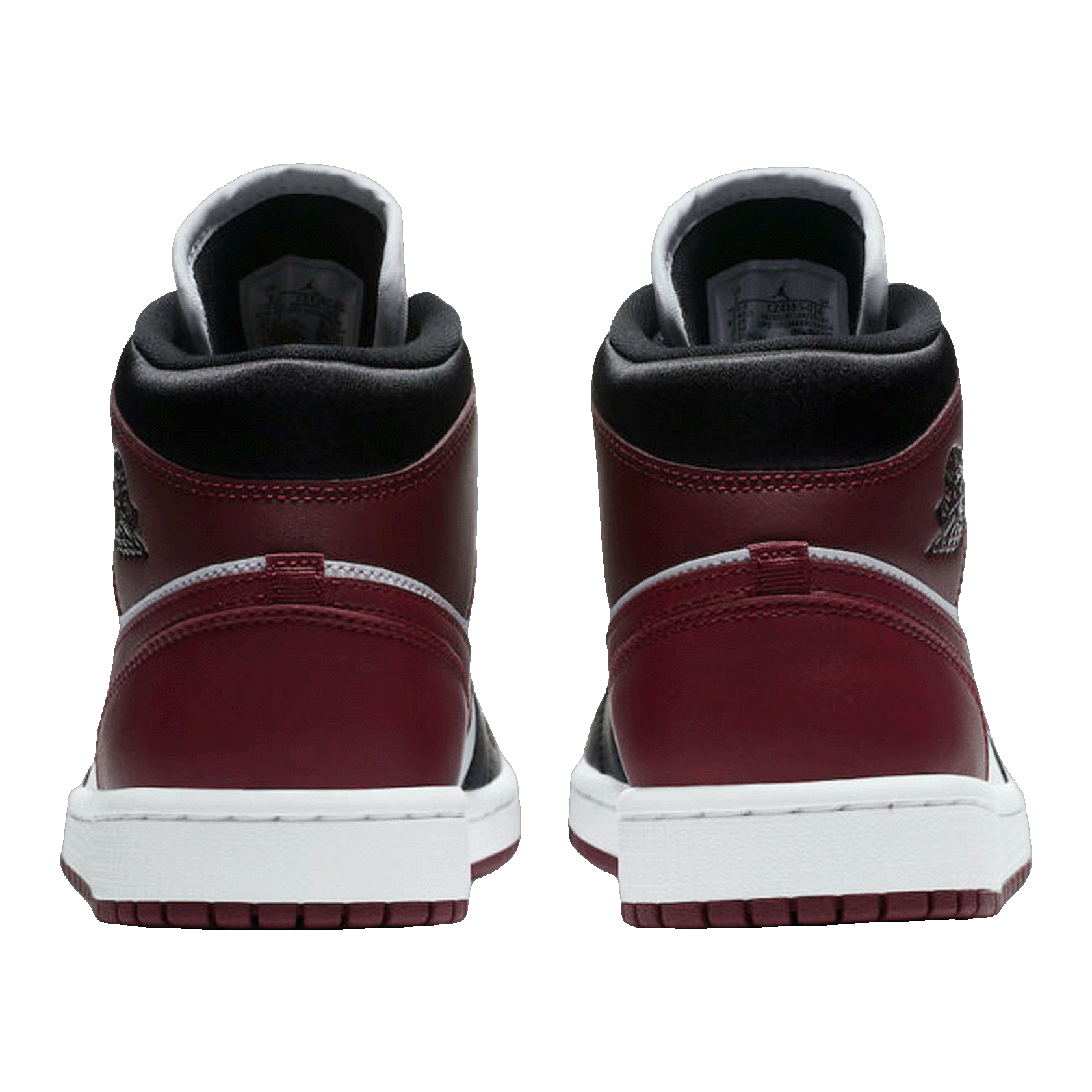 Nike Air Jordan 1 Mid SE Black Dark Beetroot (W) Back