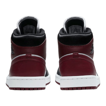 Nike Air Jordan 1 Mid SE Black Dark Beetroot (W) Back