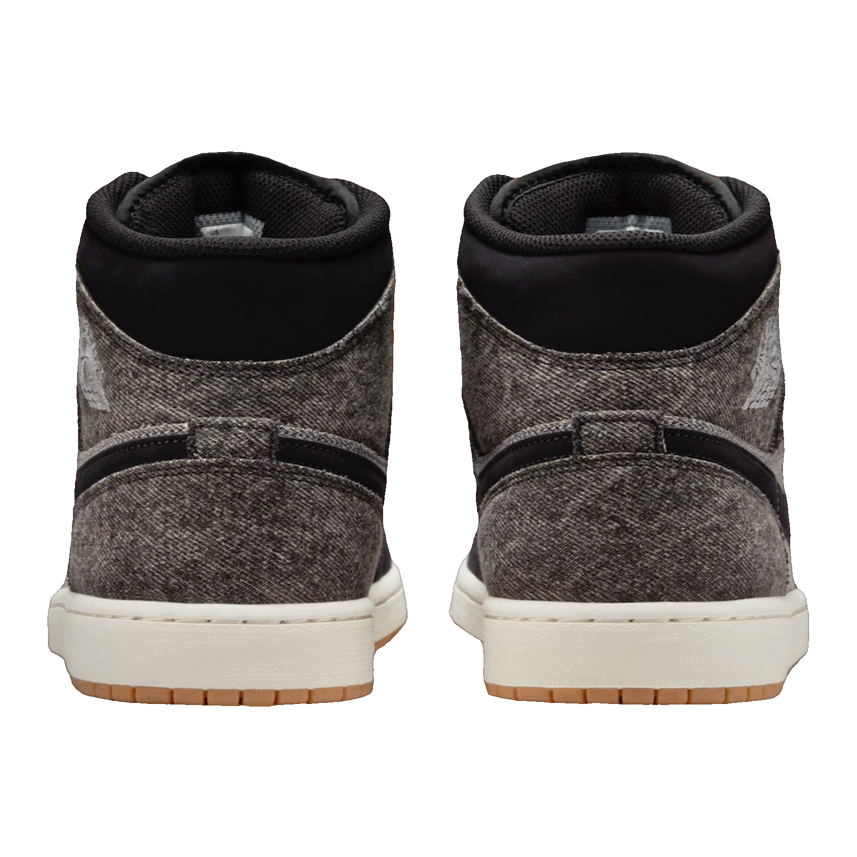 Nike Air Jordan 1 Mid SE Black Denim Back