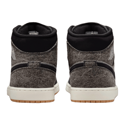 Nike Air Jordan 1 Mid SE Black Denim Back
